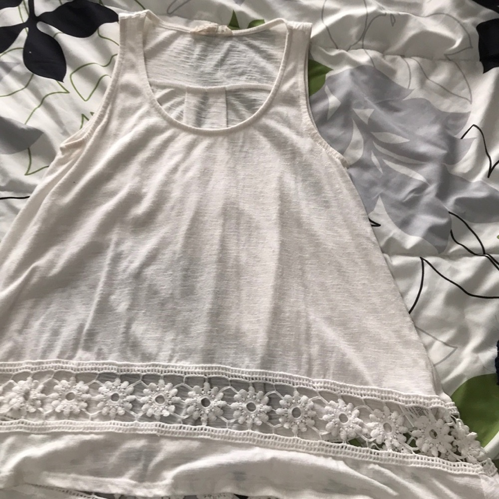 White tank top